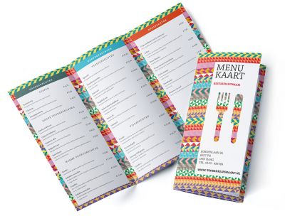 Menukaart Aztec