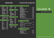 Menukaart Lounge