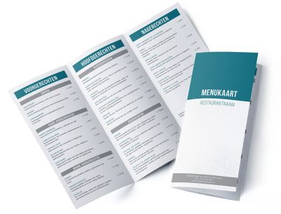 Menukaart Stof