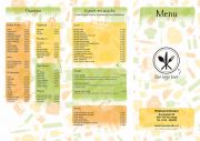 Menukaart Summerfun
