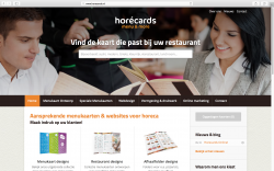 Nieuwe website Horécards